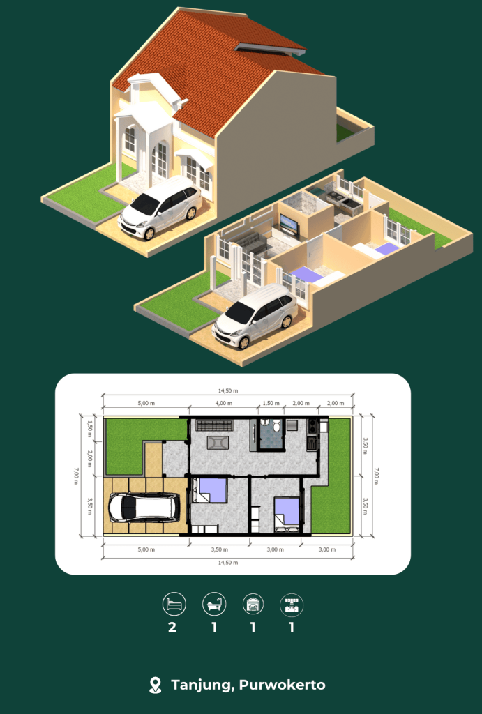 jual rumah tanjung purwokerto